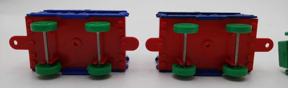 American Flyer 643 Vintage S Circus Flat Car w/ Cages & Truck Tractor VG