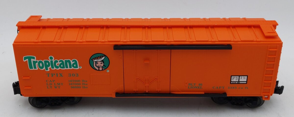 Lionel 6-17310 O Gauge Tropicana Refrigerator Car #303 EX