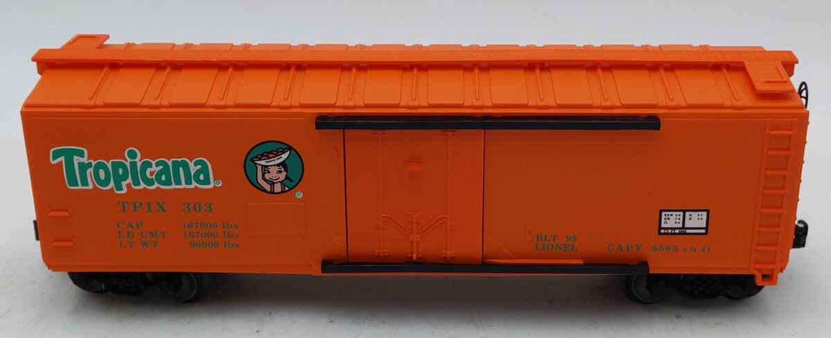 Lionel 6-17310 O Gauge Tropicana Refrigerator Car #303 EX