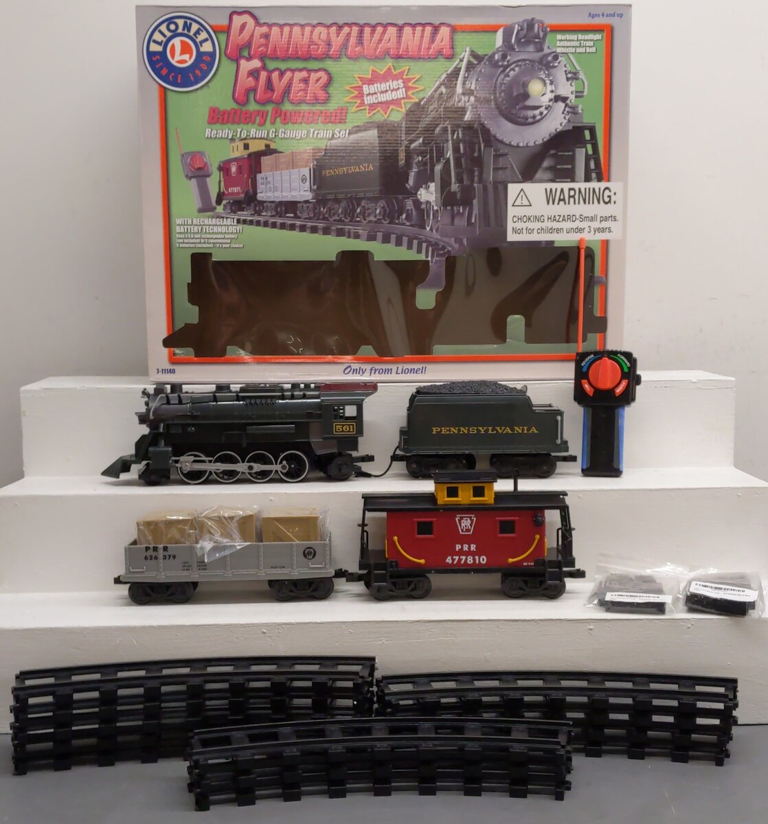 Lionel 7-11140 Pennsylvania Flyer G Gauge Steam Train Set LN/Box