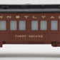 Lionel 6-9514 O Gauge Pennsylvania "Times Square" Pullman Passenger Car EX