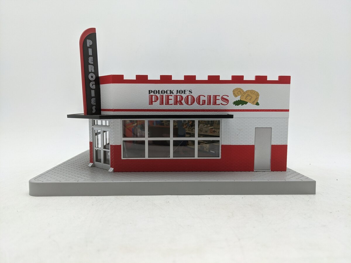 MTH 30-90603 O Polock Joe's Pierogies Single Story Corner Store EX