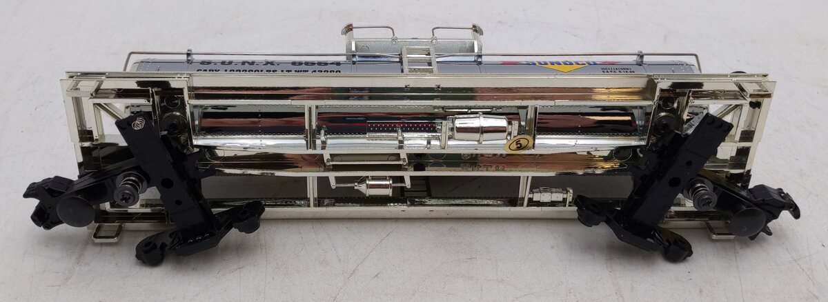 MTH 33-7307 O Gauge Sunoco Single Dome Tank Car #6554 VG/Box