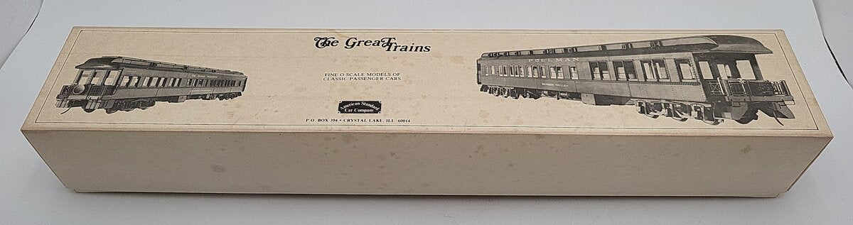 American Standard O Scale Norfolk and Western Powhatan Arrow Passenger Car Kit EX/Box