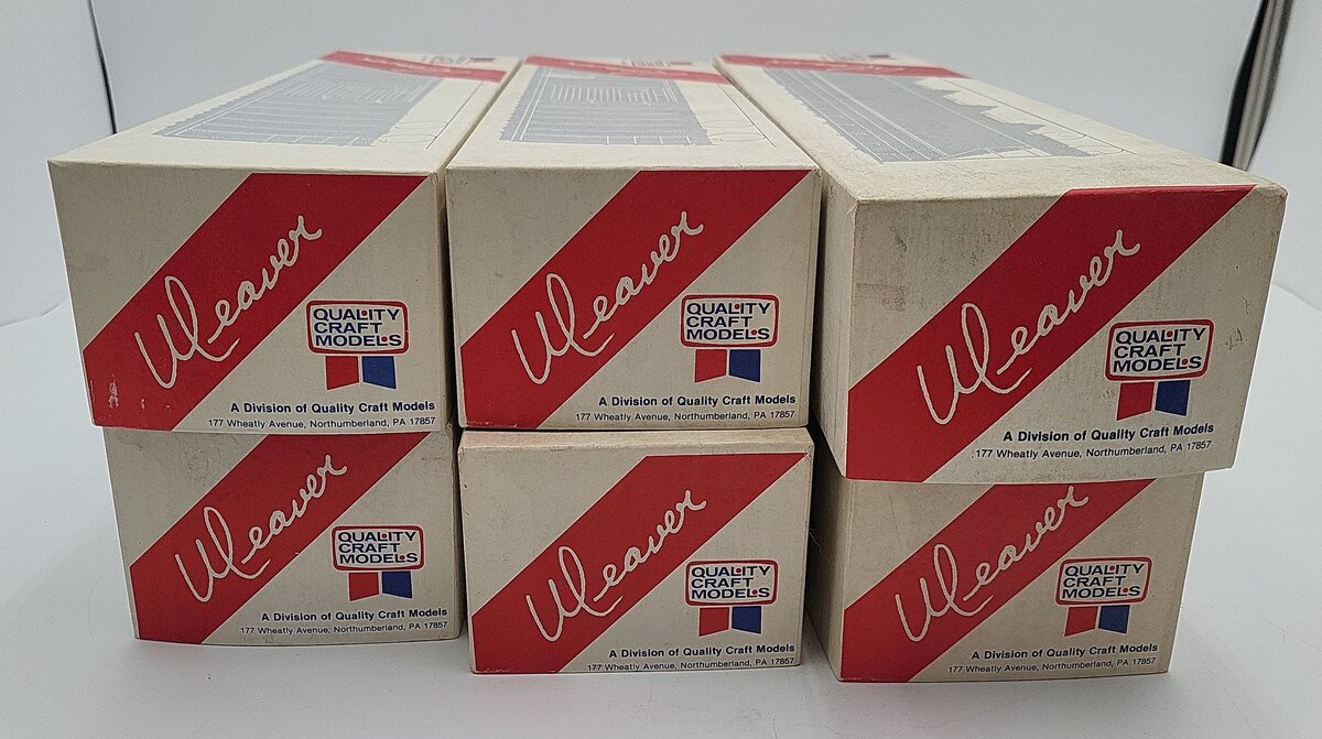 Weaver O Scale Boxcar Kits [6] LN/Box