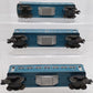 Lionel Vintage O Gauge Blue & Silver Tinplate Passenger Cars #2430,2430,2431 [3] VG