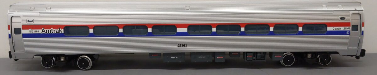 LGB 30223 G Scale Amtrak Amfleet Phase III Passenger Car #21161 - Metal Wheels EX/Box