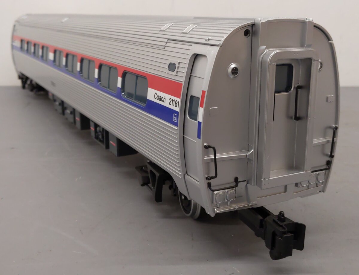 LGB 30223 G Scale Amtrak Amfleet Phase III Passenger Car #21161 - Metal Wheels EX/Box