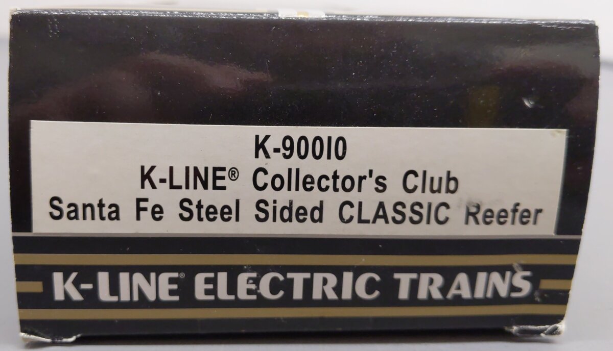 K-Line K-90010 O Gauge Santa Fe KCC 1996 Steel-Sided Reefer Car EX/Box