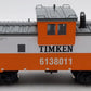 K-Line K613-8011 O Timken Classic Lighted Caboose EX/Box