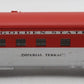 K-Line K4532-3368 O Gauge PRR Golden State Imperial Terrace Passenger Car VG