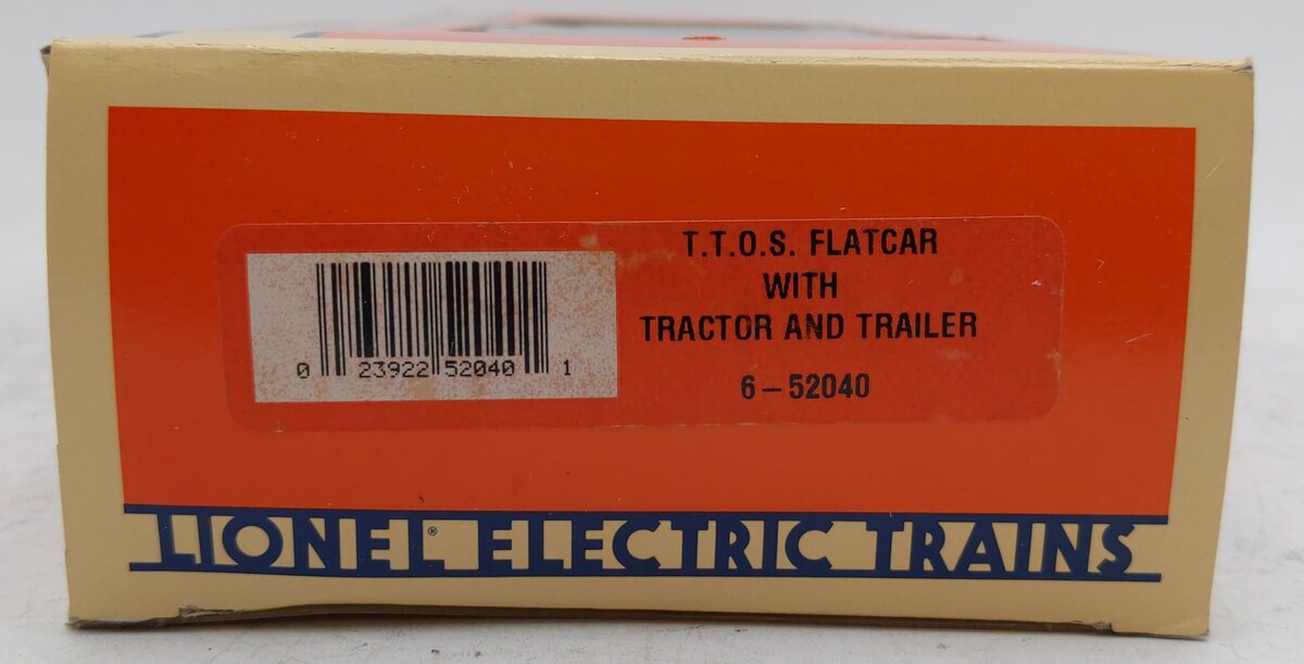 Lionel 6-52040 O Gauge TTOS Grand Trunk Flatcar without Trailer EX/Box
