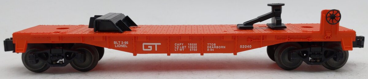 Lionel 6-52040 O Gauge TTOS Grand Trunk Flatcar without Trailer EX/Box