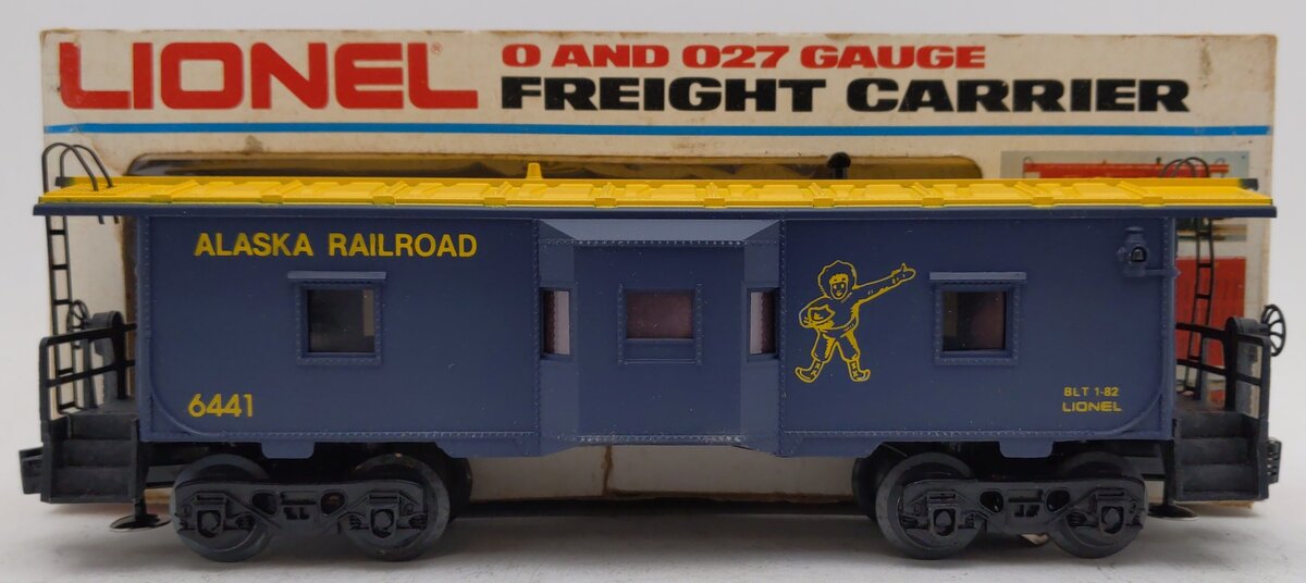 Lionel 6-6441 O Gauge Alaska Railroad Bay Window Caboose VG/Box