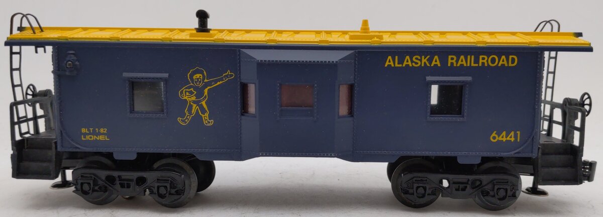 Lionel 6-6441 O Gauge Alaska Railroad Bay Window Caboose VG/Box