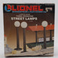 Lionel 6-12708 O/0-27 Gauge Operating Street Lamps (Pack of 3) EX/Box