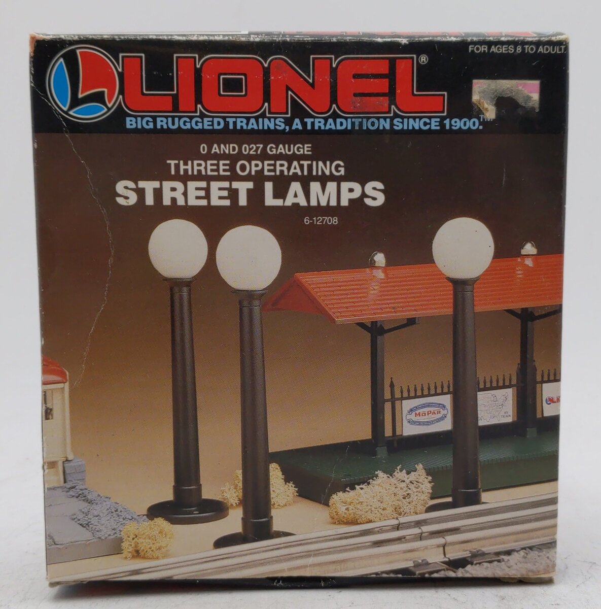 Lionel 6-12708 O/0-27 Gauge Operating Street Lamps (Pack of 3) EX/Box