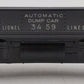Lionel 3459 Vintage O Lionel Lines Black Operating Ore Dump Car VG