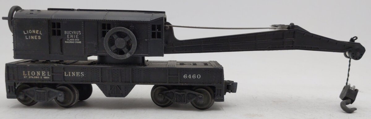 Lionel 6460 Vintage O Bucyrus Erie Crane Car VG/Box