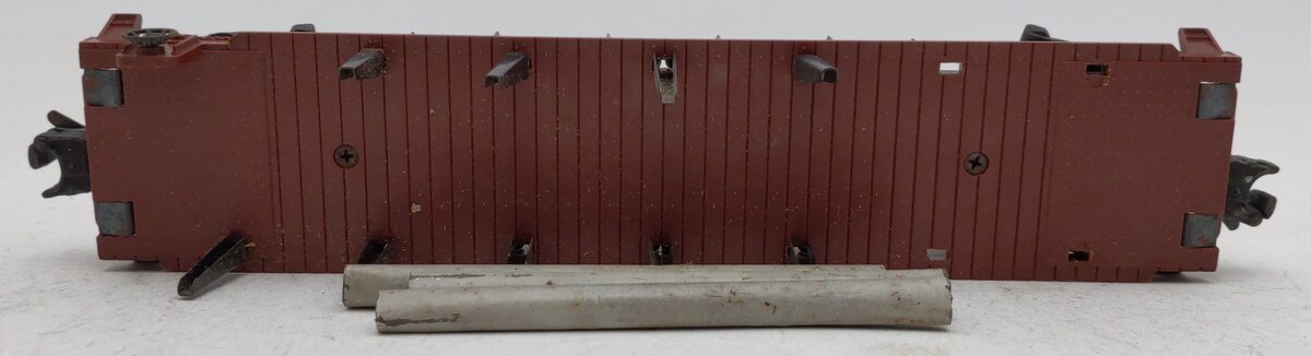 Lionel 6311 Vintage O Brown Flatcar w/ Pipe Load/Box
