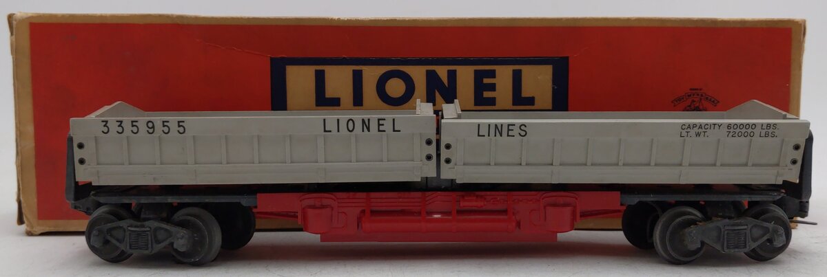 Lionel 3359 Vintage O Operating Twin Bin Dump Car VG/Box