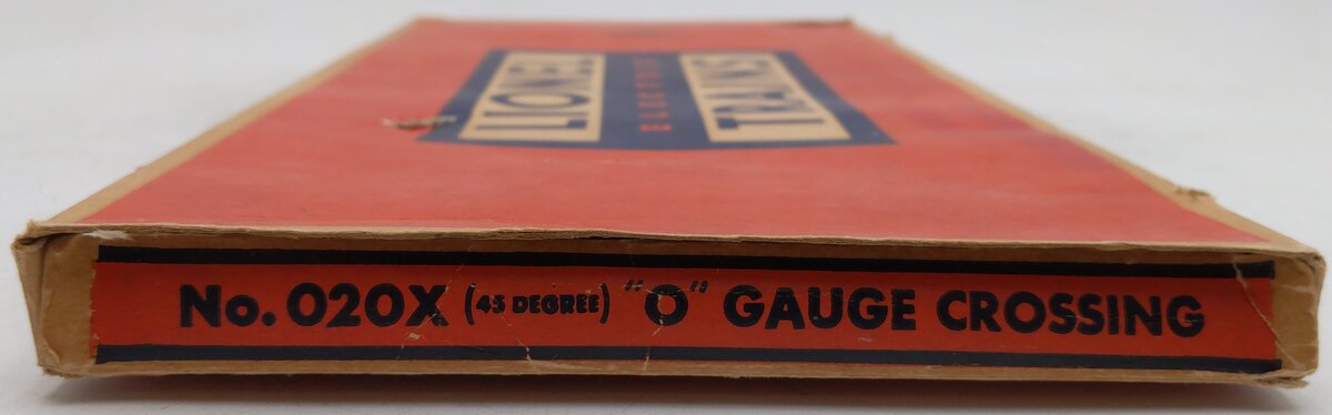 Lionel 020X Vintage O Gauge 45 Degree Crossing VG/Box