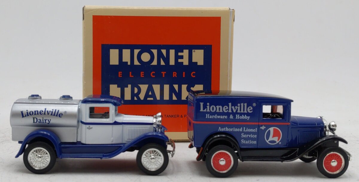 Eastwood 311500 1:43 Die Cast Lionelville Model A Tanker & Panel Delivery Set EX/Box