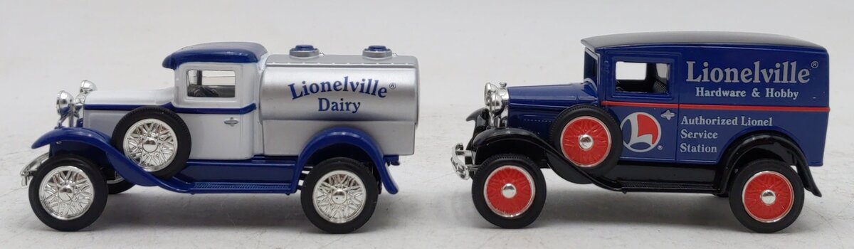 Eastwood 311500 1:43 Die Cast Lionelville Model A Tanker & Panel Delivery Set EX/Box