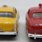 #H070 Eastwood Automobilia Pair of diecast Plastiville Taxi and Fire Chief EX/Box
