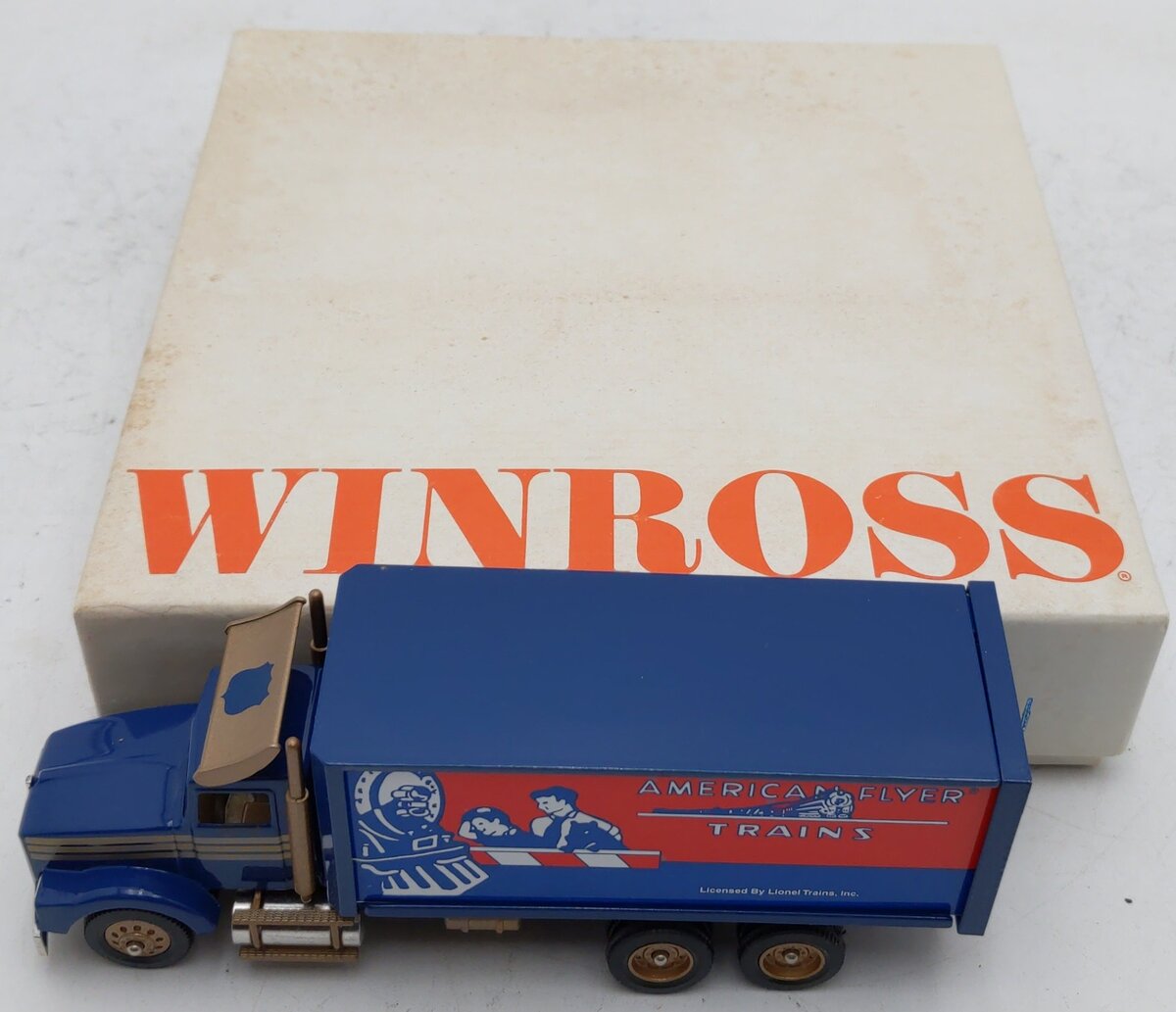 Winross AF-1 1:64 American Flyer Trains Kenworth Box Delivery Truck EX/Box
