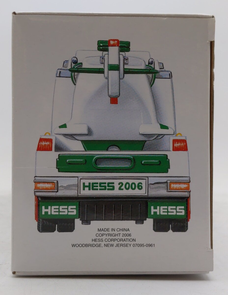 Hess 2006 Die Cast Toy Truck & Helicopter w/Ramp EX/Box