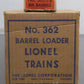 Lionel 362 Vintage O Operating Barrel Loader Ramp- No Car VG/Box