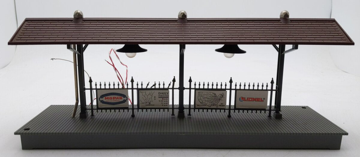 Lionel 6-12748 O/027 Illuminated Station Platform EX/Box