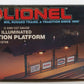 Lionel 6-12748 O/027 Illuminated Station Platform EX/Box
