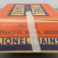 Lionel 450 Vintage O Postwar Operating Signal Bridge VG/Box