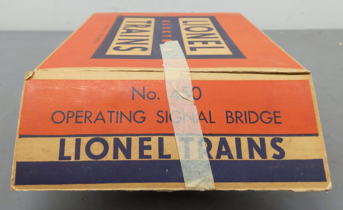 Lionel 450 Vintage O Postwar Operating Signal Bridge VG/Box