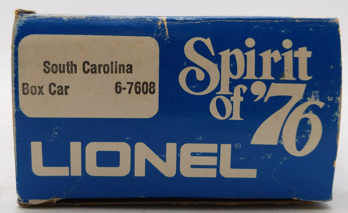 Lionel 6-7608 O Gauge State of South Carolina Boxcar #7608 EX/Box