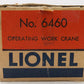 Lionel 6460 Vintage O Bucyrus Erie Crane Car VG/Box