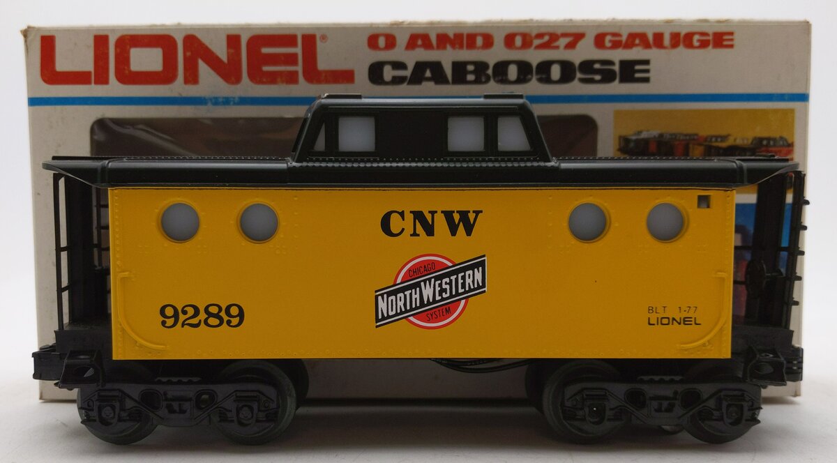 Lionel 6-9289 O C&NW N5C Lighted Caboose #9289 LN/Box