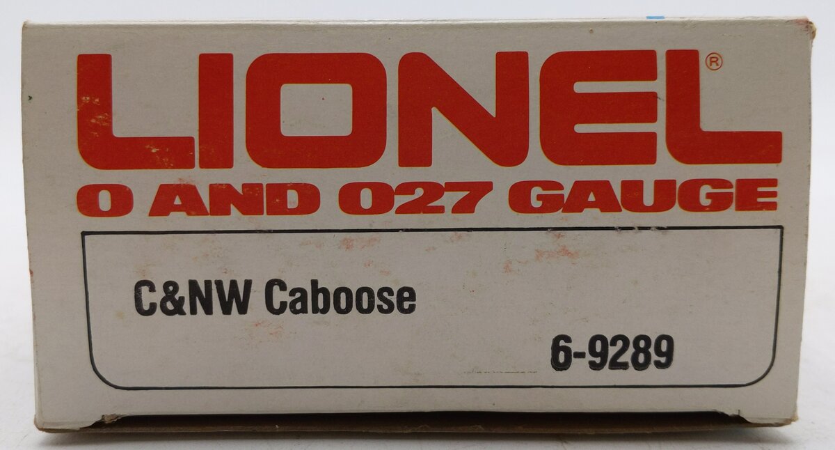 Lionel 6-9289 O C&NW N5C Lighted Caboose #9289 LN/Box