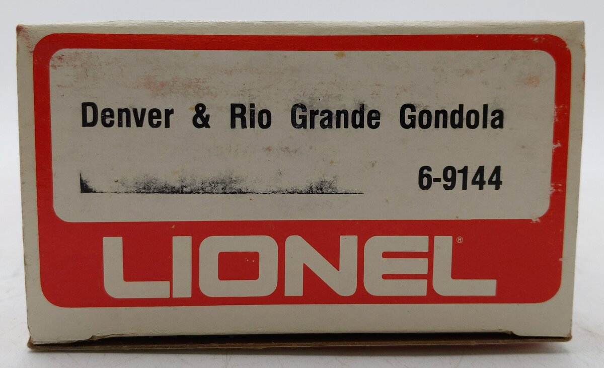 Lionel 6-9144 O Gauge Denver & Rio Grande Western Gondola #9144 LN/Box