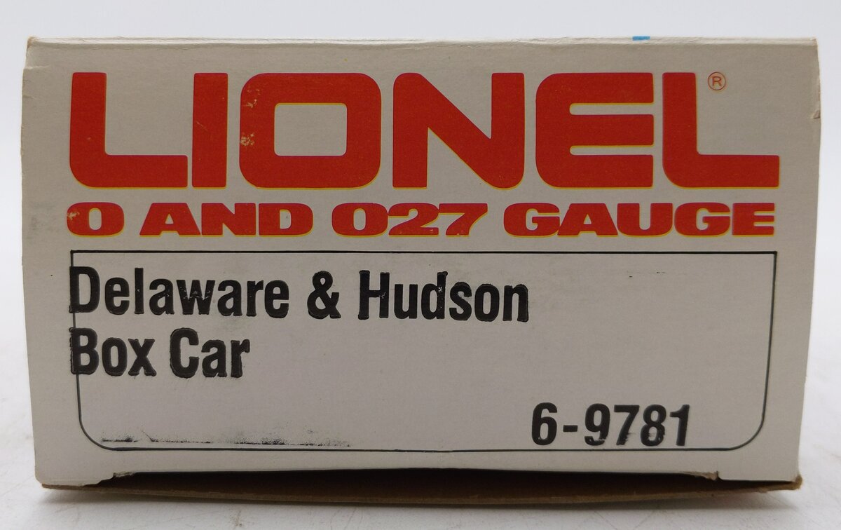Lionel 6-9781 O Gauge Delaware & Hudson Boxcar #9781 EX/Box