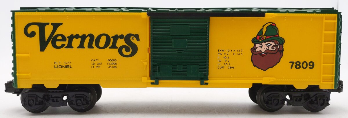Lionel 6-7809 O Gauge Vernors Boxcar #7809 EX/Box