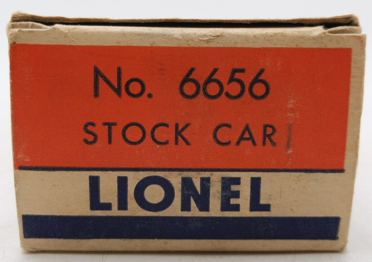 Lionel 6656 Vintage O Lionel Lines Yellow Stock Car #6656 EX/Box