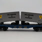 Lionel 6-9226 O Gauge Delaware and Hudson Flatcar with 2 Trailers EX