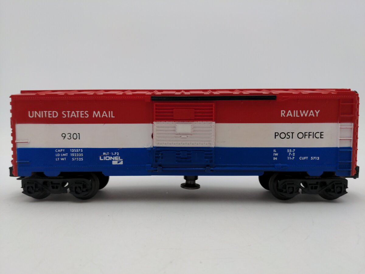 Lionel 6-9301 O Gauge US Mail Operating Boxcar #9301 VG/Box