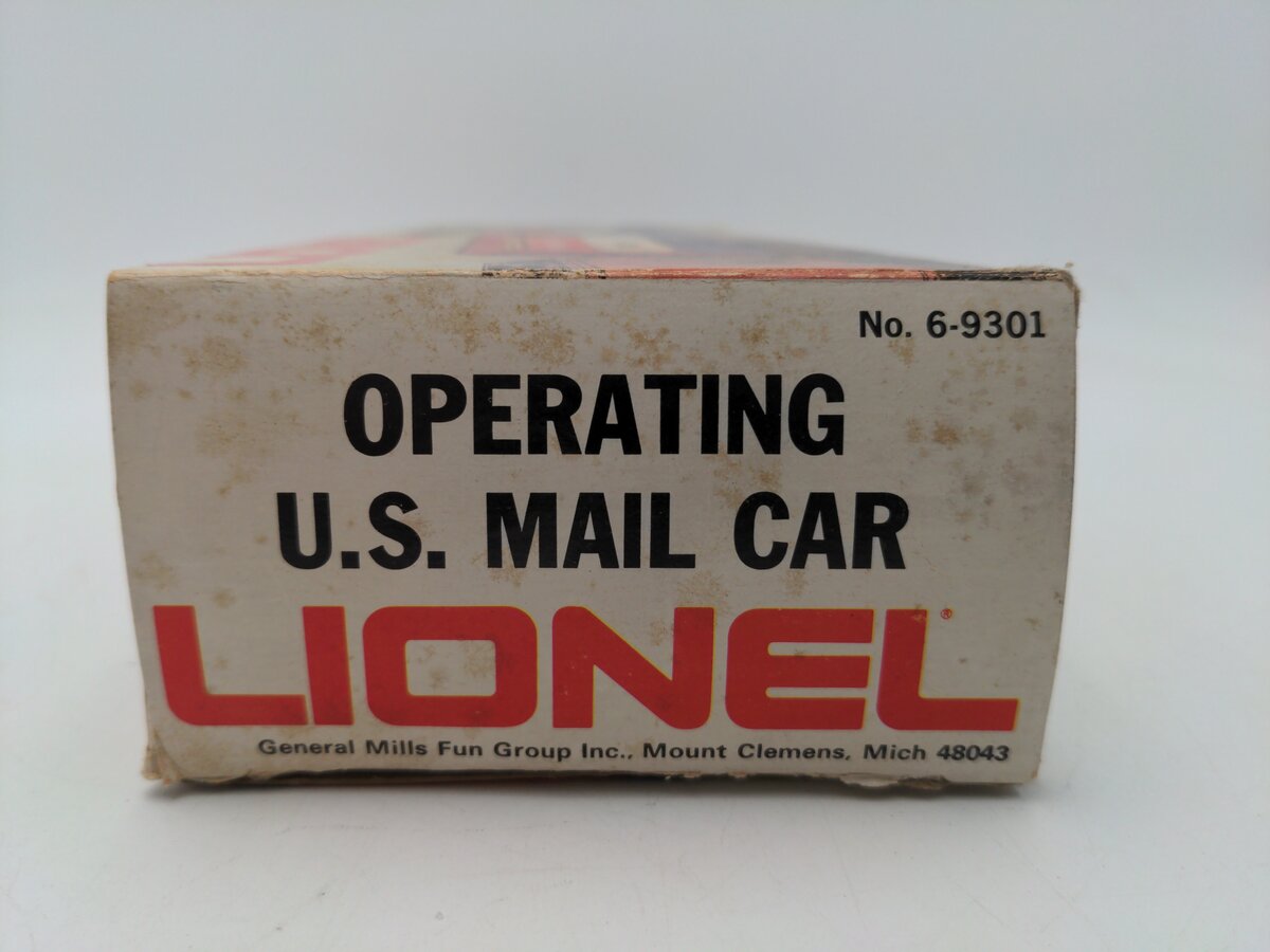Lionel 6-9301 O Gauge US Mail Operating Boxcar #9301 VG/Box