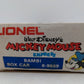 Lionel 6-9669 O Gauge Disney Bambi Hi-Cube Boxcar #9669 EX/Box