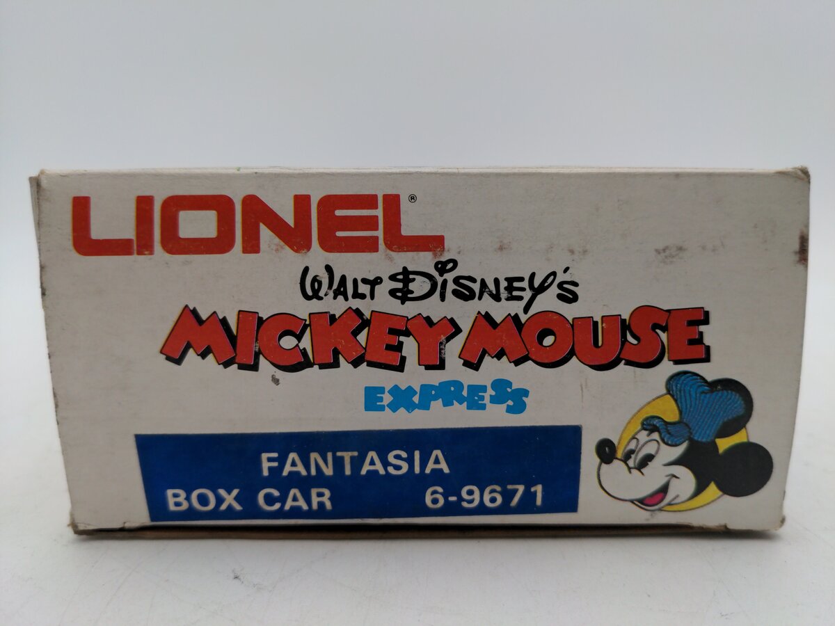Lionel 6-9671 O Gauge Disney Fantasia Hi-Cube Boxcar #9671 VG/Box