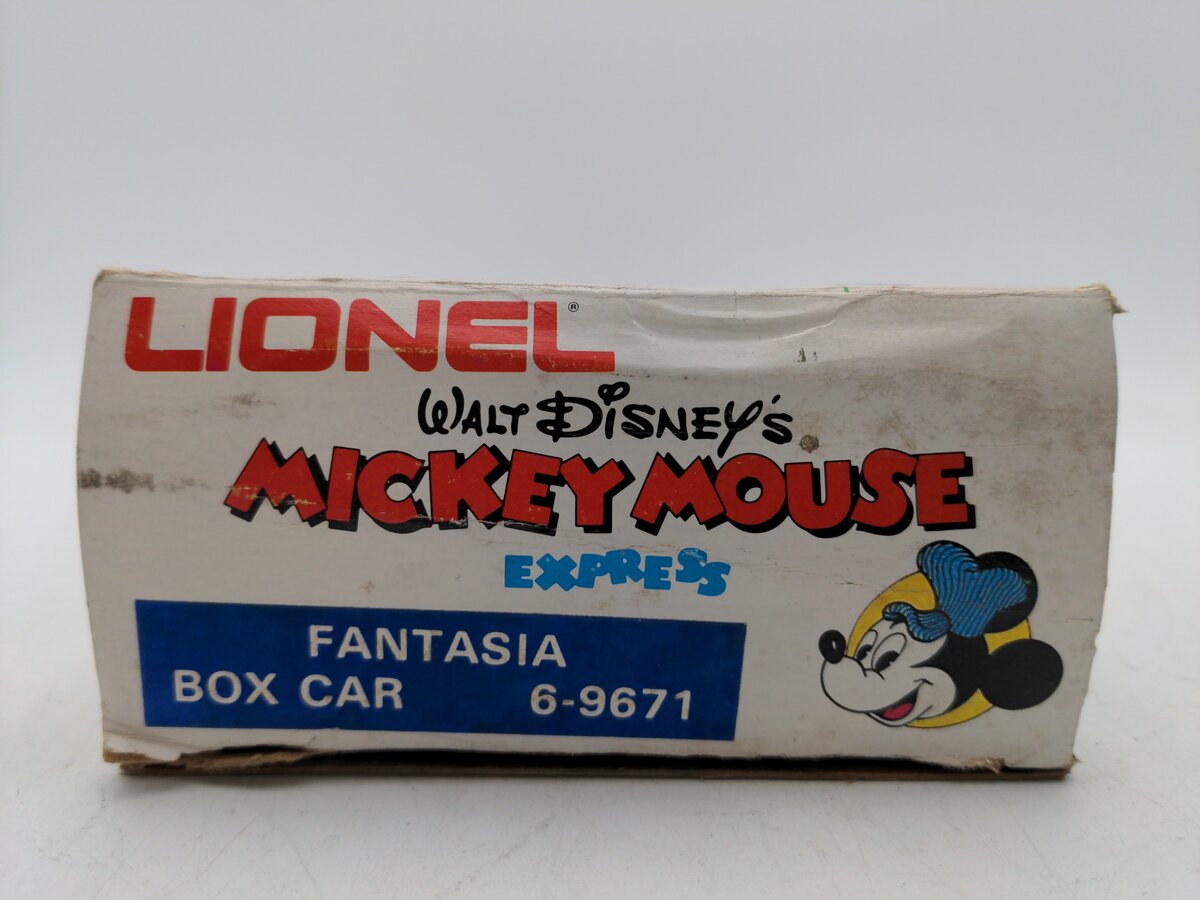 Lionel 6-9671 O Gauge Disney Fantasia Hi-Cube Boxcar #9671 VG/Box